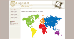 Desktop Screenshot of capital-of.com