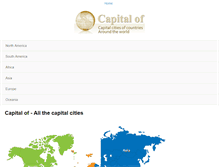 Tablet Screenshot of capital-of.com